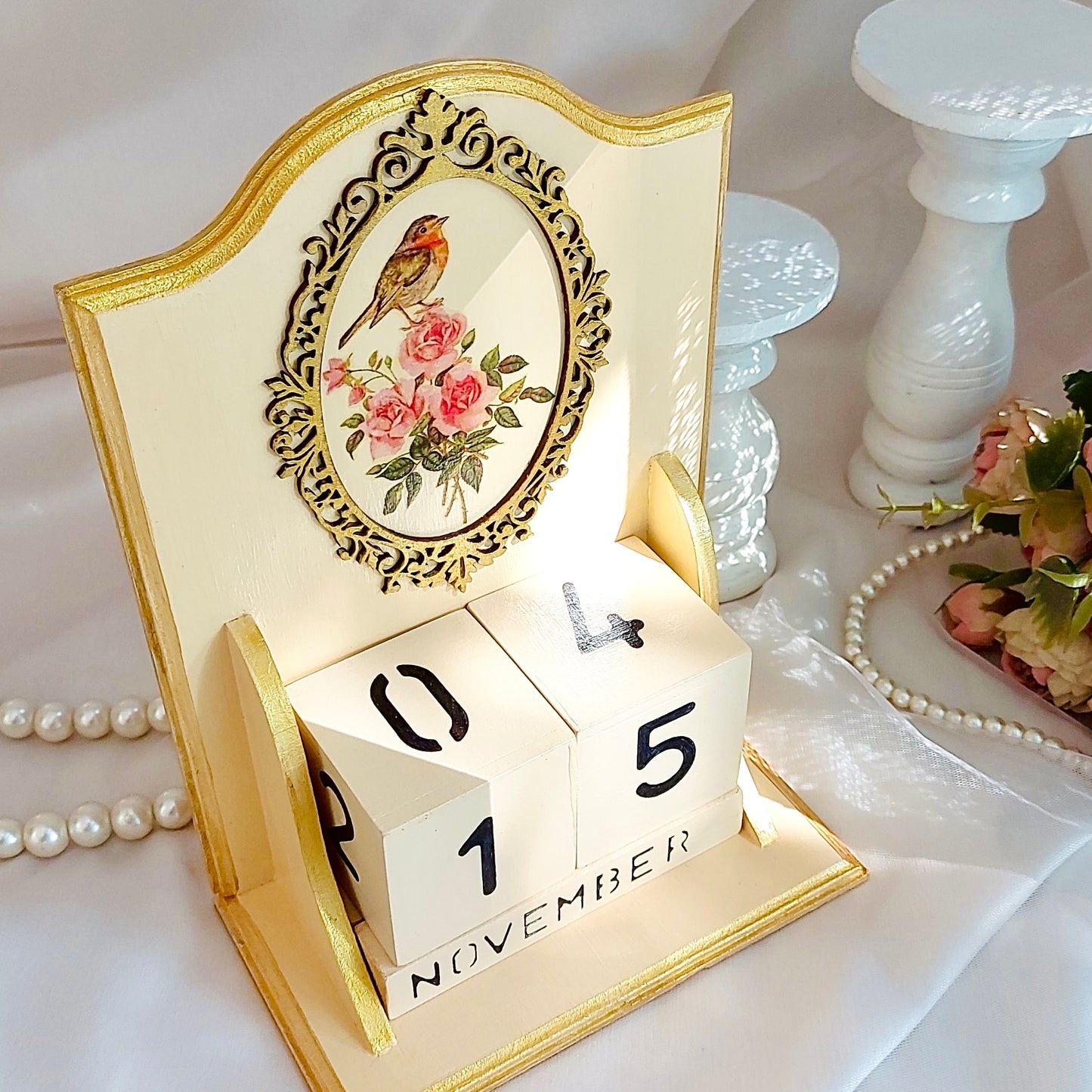 Vintage Perpetual Calendar - Vintage Dream - Single piece only!
