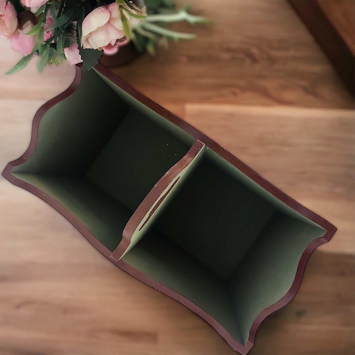 Farmhouse Rooster Cutlery Basket | Cutlery Organiser