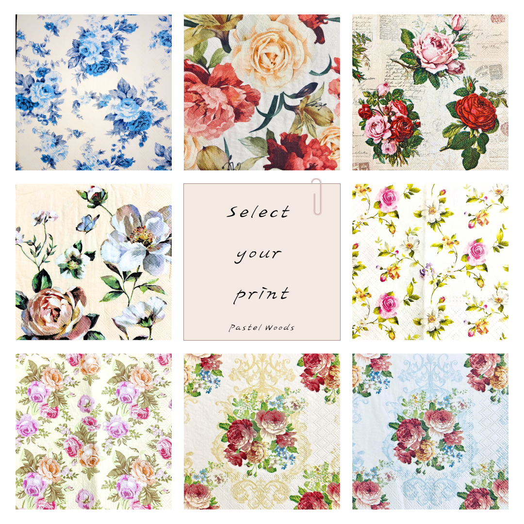 Round coaster gift box personalise set of 6