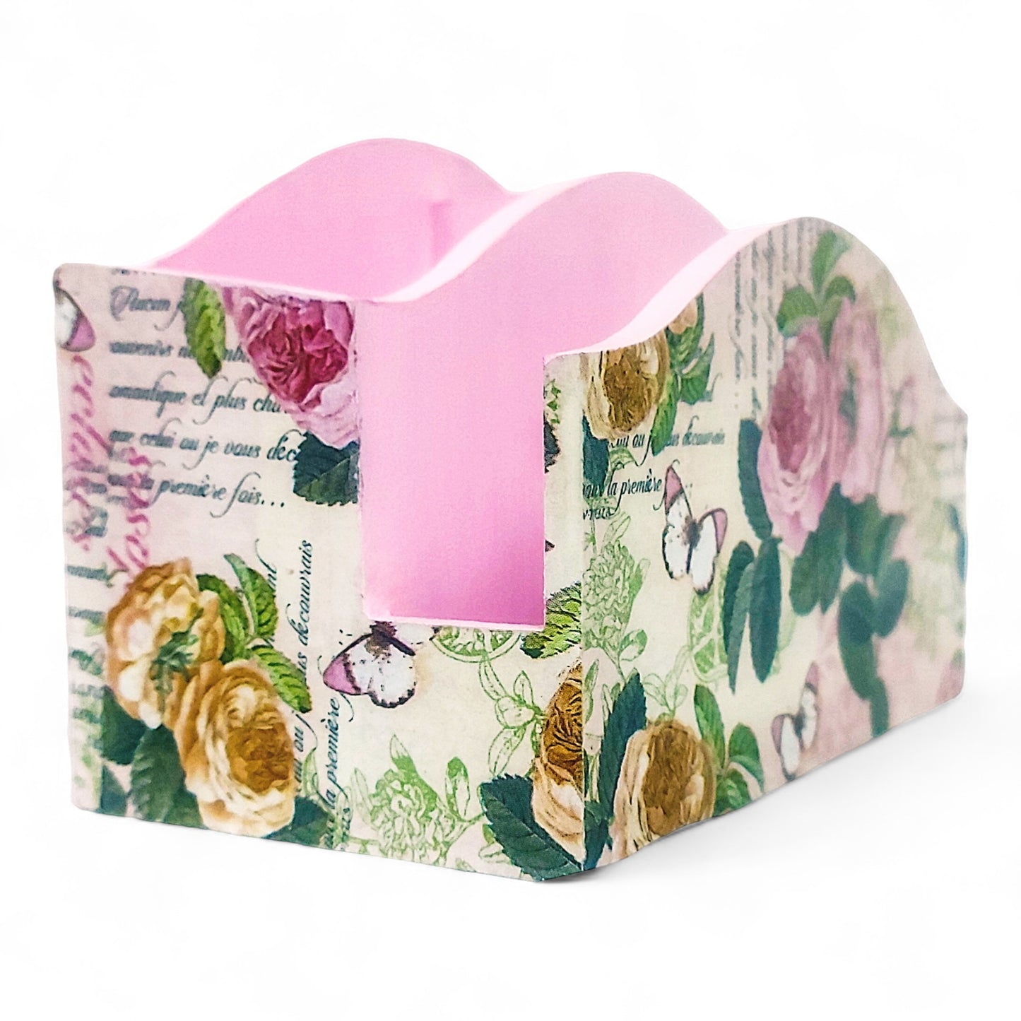 Romantic Pink Cutlery and Napkin Holder | Cutlery Organiser