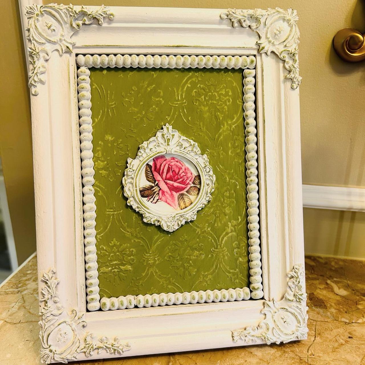 Victorian decor frames | Vintage decor accents | Victorian carved tabletop frames | Victorian Decor accessory