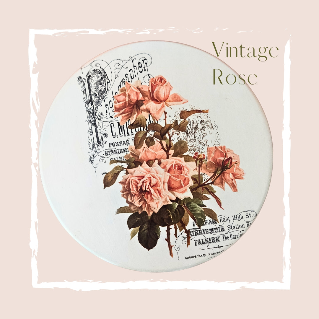Peach Rose Cake Stand - 12” | Floral Cake Stand with Carved Detachable Base for parties, gifting and decor