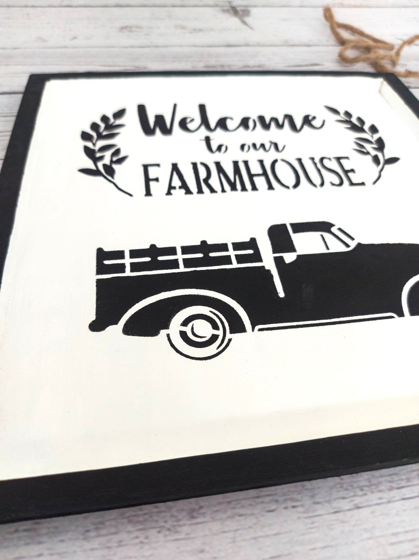 Farmhouse Wall Sign - Welcome to our Farmhouse