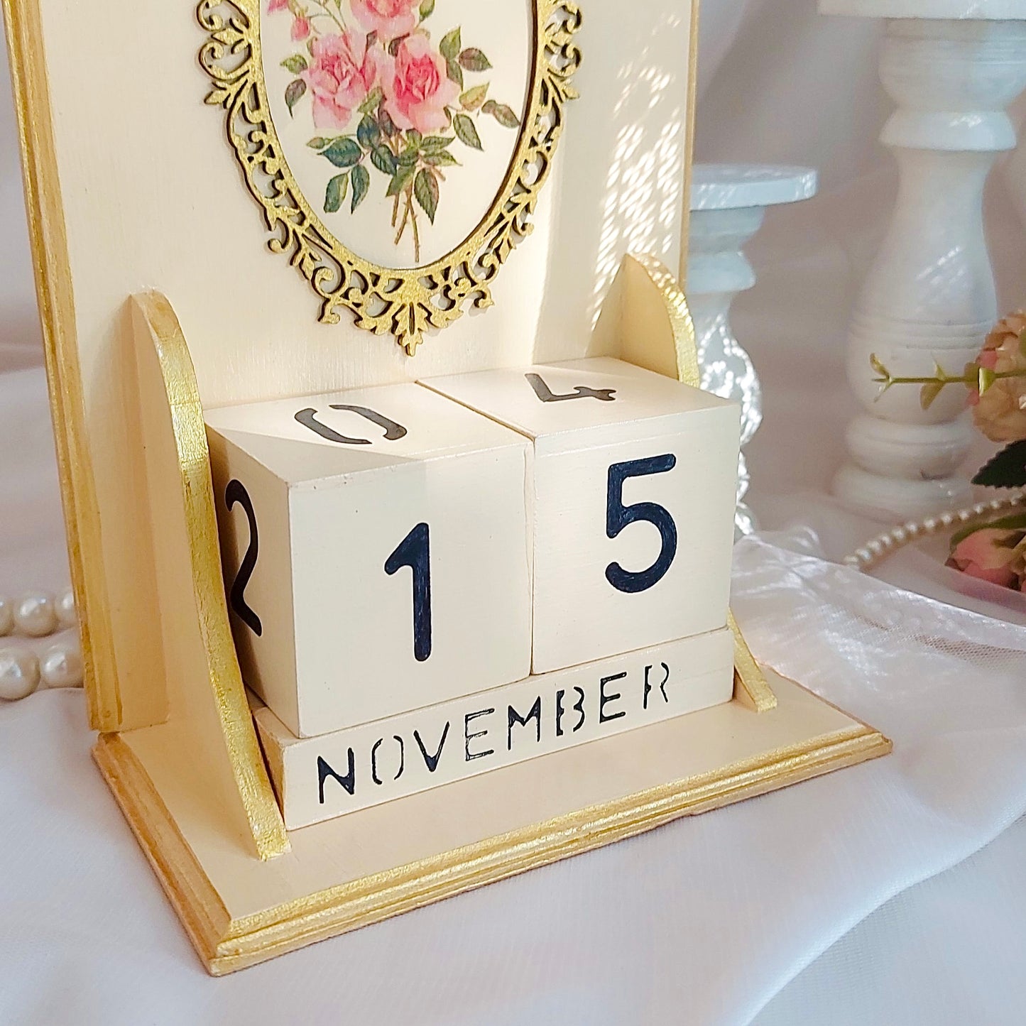 Vintage Perpetual Calendar - Vintage Dream - Single piece only!