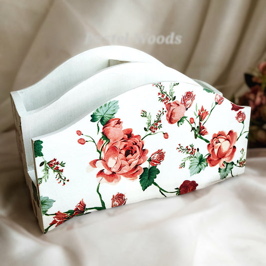 Scarlet Rose Cutlery and Napkin Holder | Cutlery Organiser