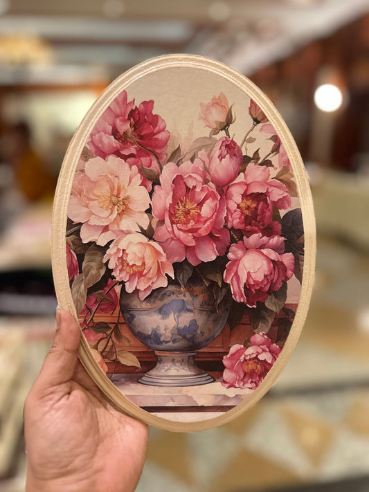 Victoria - Oval Wall Plate | Wall Decor Plates | Pastel Woods