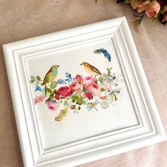 Whispering Birdsong - 8x8 | Wall frames | Garden Whisper Collection