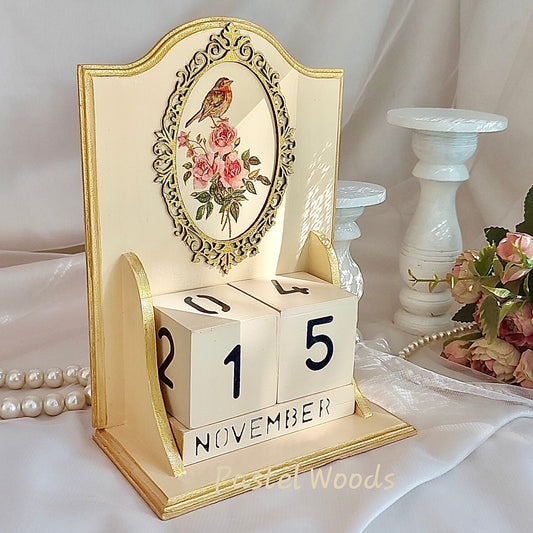 Vintage Perpetual Calendar - Vintage Dream - Single piece only!