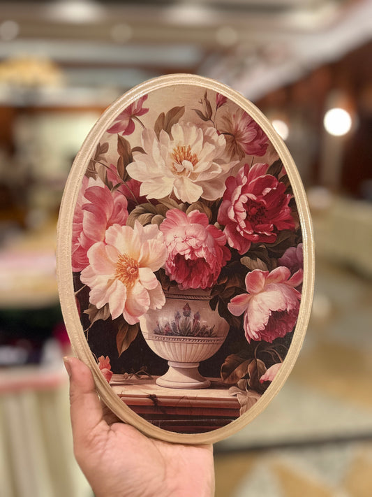 Florence - Oval Wall Plate | Wall Decor Plates | Pastel Woods