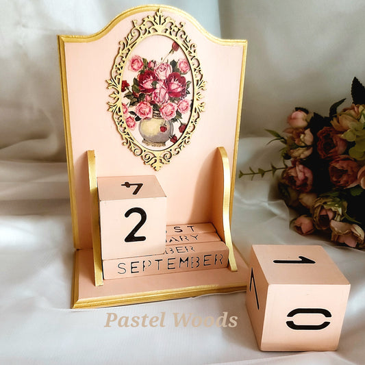 Vintage Perpetual Calendar - Royal Rose