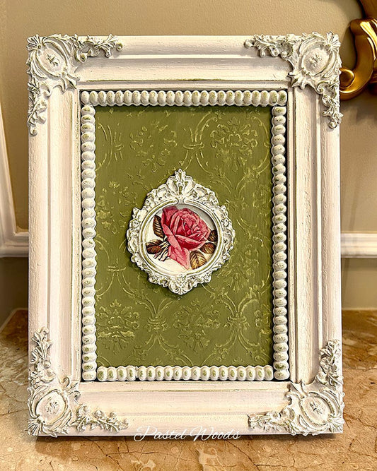 Victorian decor frames | Vintage decor accents | Victorian carved tabletop accessories frames
