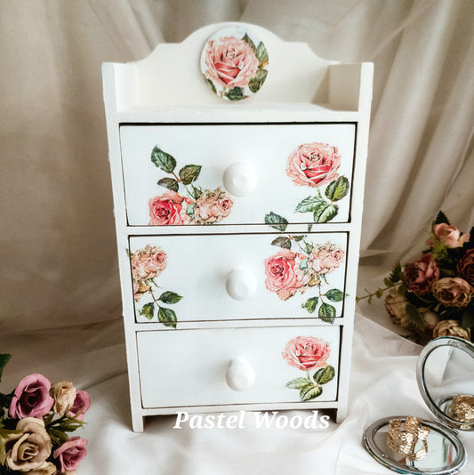 Shabby Roses Chest of Drawer