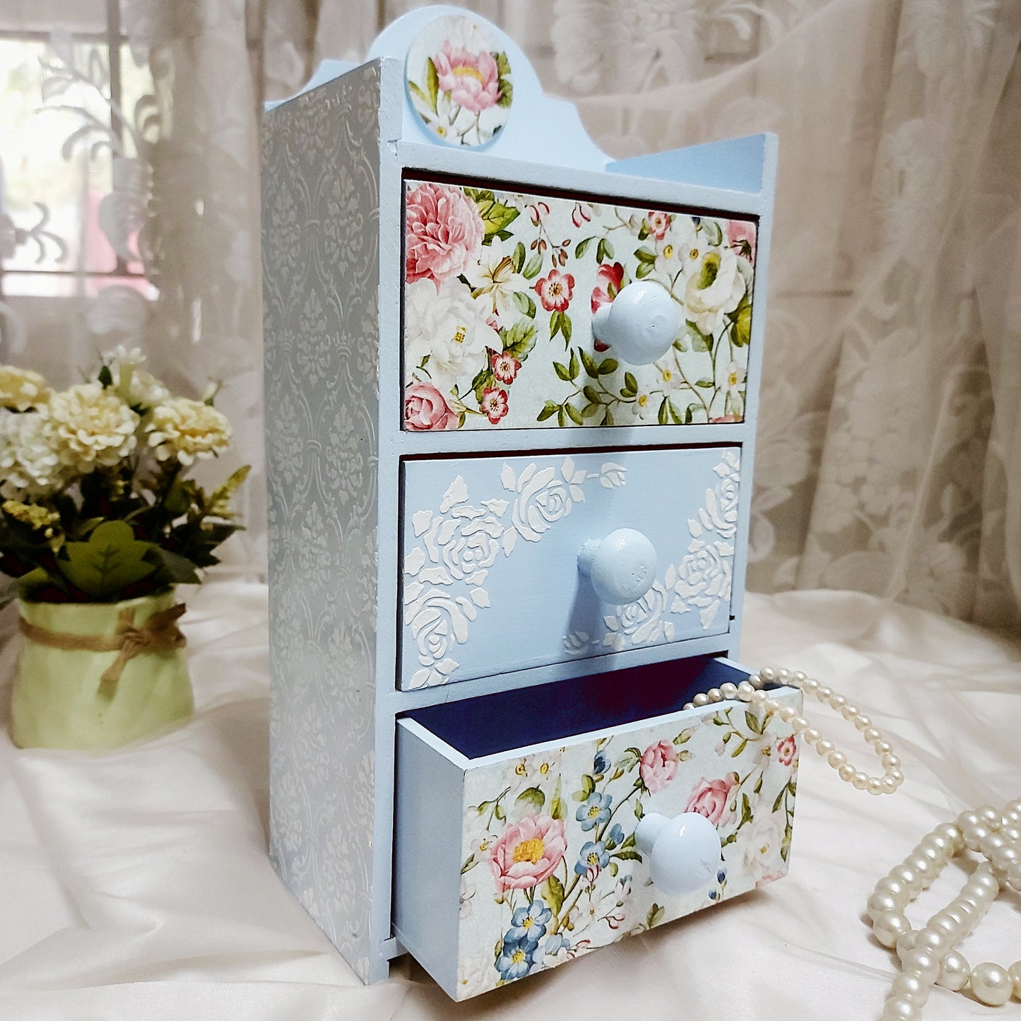 Azure Meadow Chest of Drawer