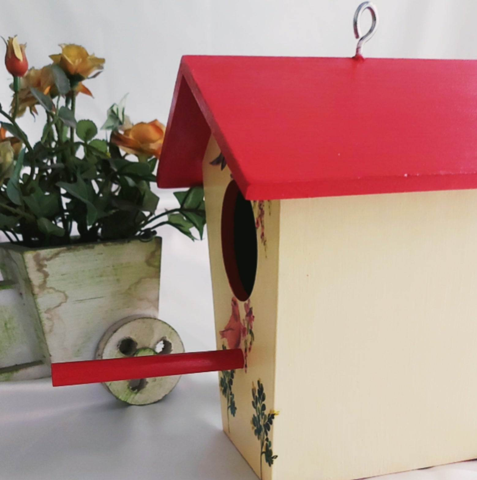 Hanging bird house for balcony , garden 